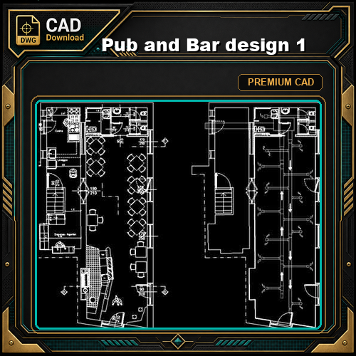 Pub and Bar design 1