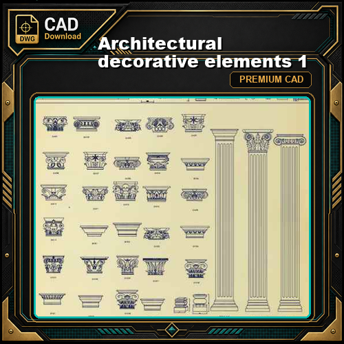 Architectural decorative elements 1
