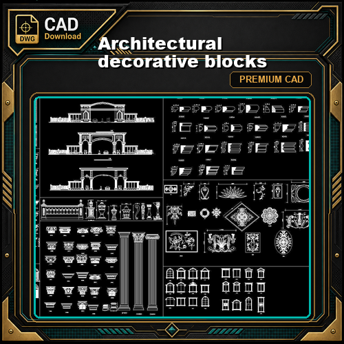 Architectural decorative blocks