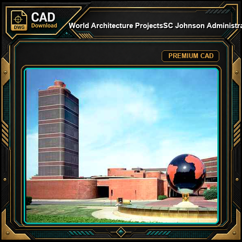 💎【World Architecture Projects】SC Johnson Administration Building and Research Tower-Frank Lloyd Wright