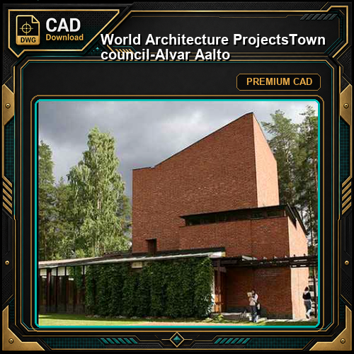 💎【World Architecture Projects】Town council-Alvar Aalto