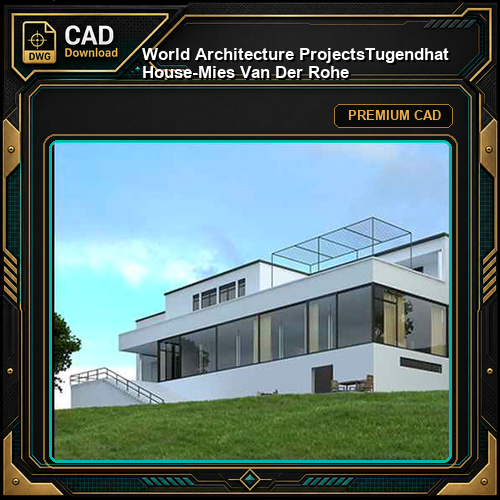 💎【World Architecture Projects】Tugendhat House-Mies Van Der Rohe