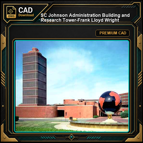 SC Johnson Administration Building and Research Tower-Frank Lloyd Wright
