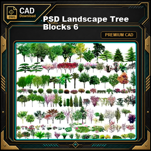 PSD Landscape Tree Blocks 6