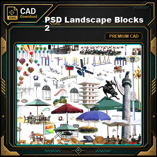PSD Landscape Blocks 2