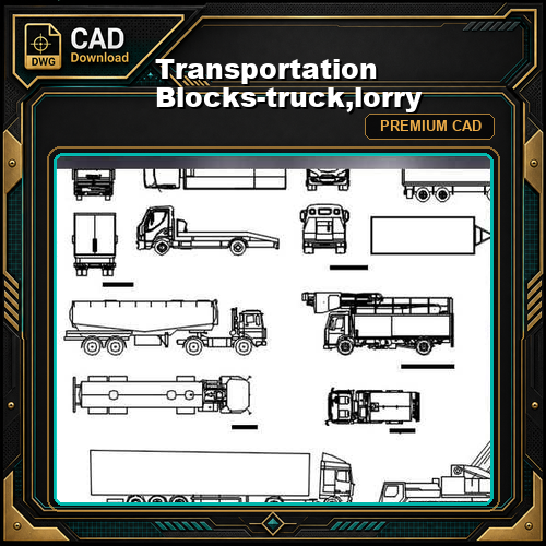 Transportation Blocks-truck,lorry
