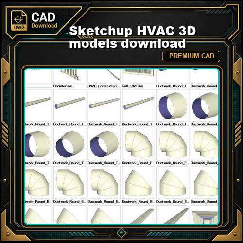 Sketchup HVAC 3D models download