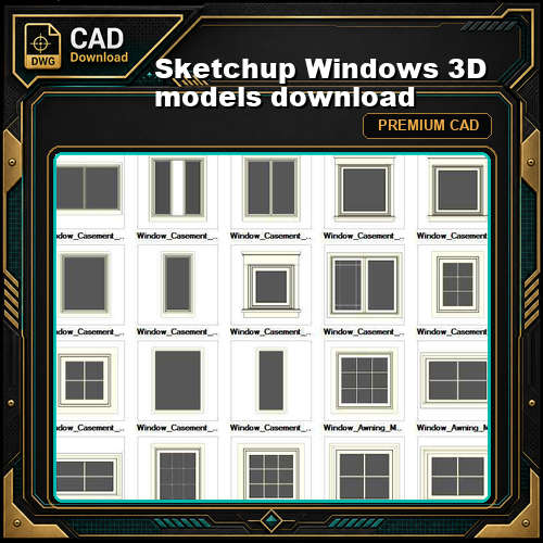 Sketchup Windows 3D models download