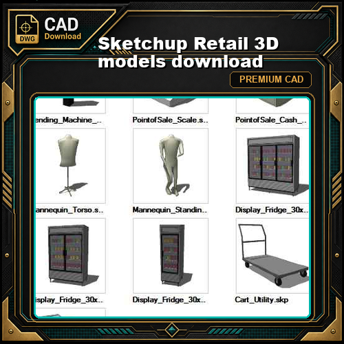 Sketchup Retail 3D models download