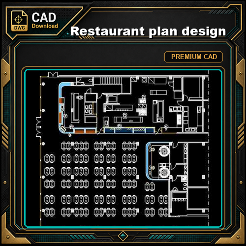 Restaurant plan design