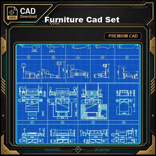 Furniture Cad Set