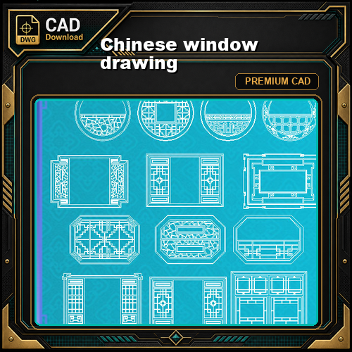Chinese window drawing