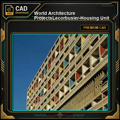 💎【World Architecture Projects】Lecorbusier-Housing Unit