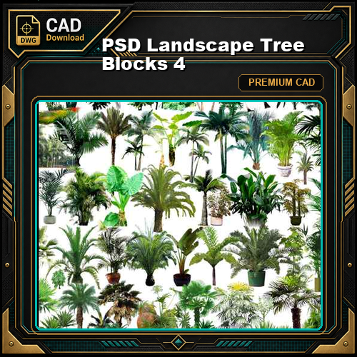 PSD Landscape Tree Blocks 4