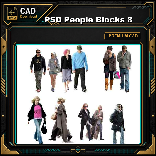 PSD People Blocks 8