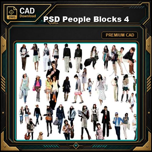 PSD People Blocks 4
