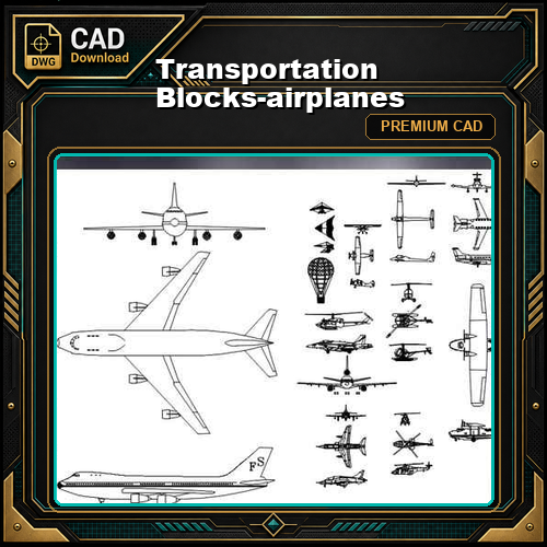 Transportation Blocks-airplanes