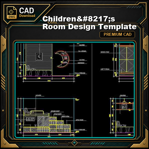 ★【Children's Room Design Template 】★