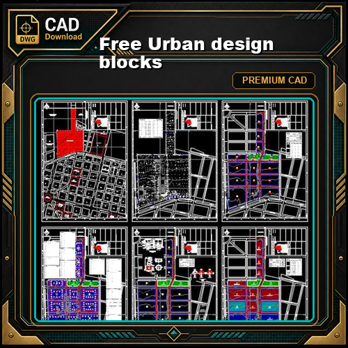 Free Urban design blocks